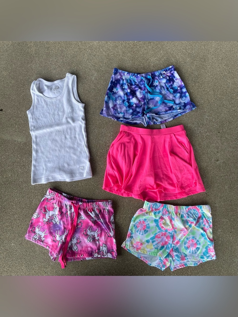 5 pc JUSTICE summer /sleep lot, size 8